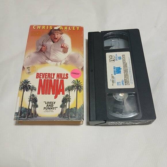 Beverly Hills Ninja 1997 VHS Tape Chris Farley Rock Robin Shou - Bundle & Save - Picture 1 of 3